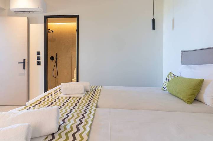 Villa pour 5 personnes, avec balcon ainsi que jacuzzi et jardin à Bali (Crète) - 3