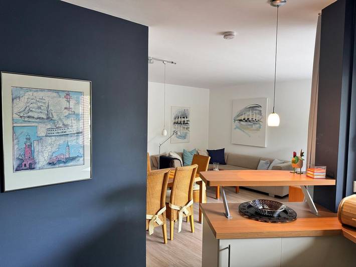 Ganze Wohnung, Ferienwohnung Dünenrose – Meerblick & Strand auf Föhr in Nordfriesische Inseln (Schleswig-Holstein) (Schleswig-Holstein), Wyk auf Föhr