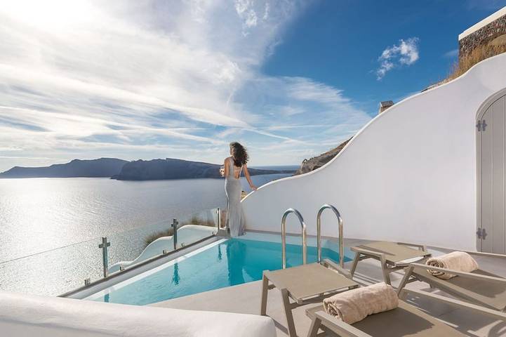 Villa für 2 Personen, mit Balkon in Oia