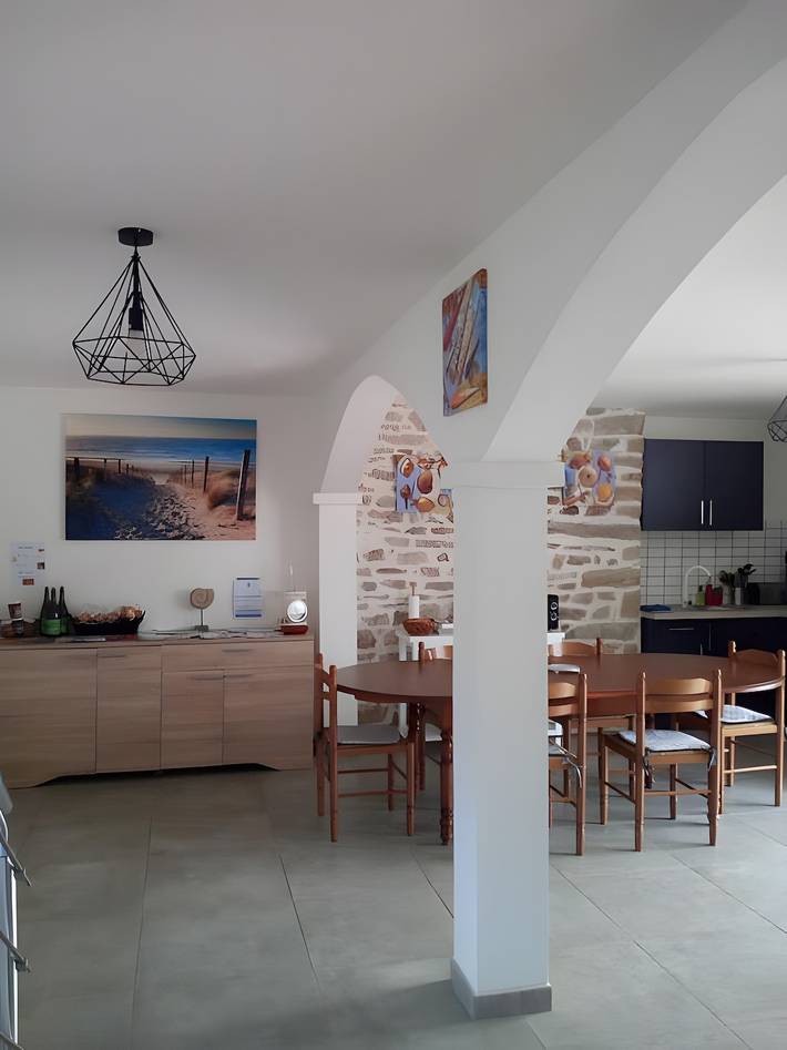 Habitación Mango Chez Michel et Michèle con terraza, jardín y wifi compartidos in Calan (Francia), Region de Lorient