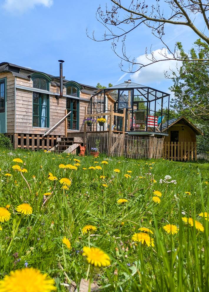 Camping für 2 Personen, mit Balkon und Terrasse sowie Garten in Mecklenburg-Vorpommern - 4