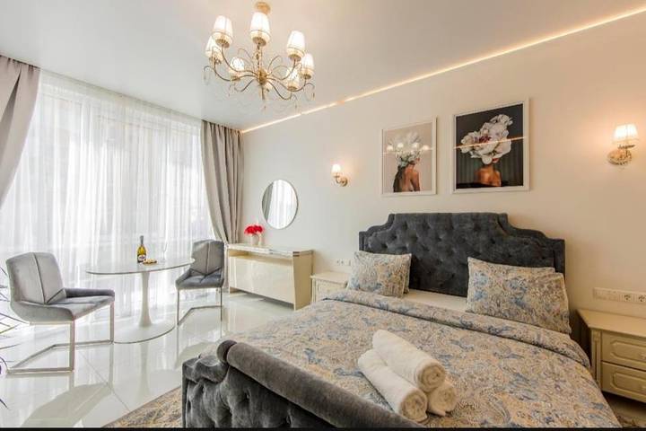 Appartement de vacances pour 2 personnes, avec balcon ainsi que vue et sauna