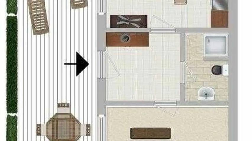 Bungalow für 2 Personen, mit Garten in Zempin - 4