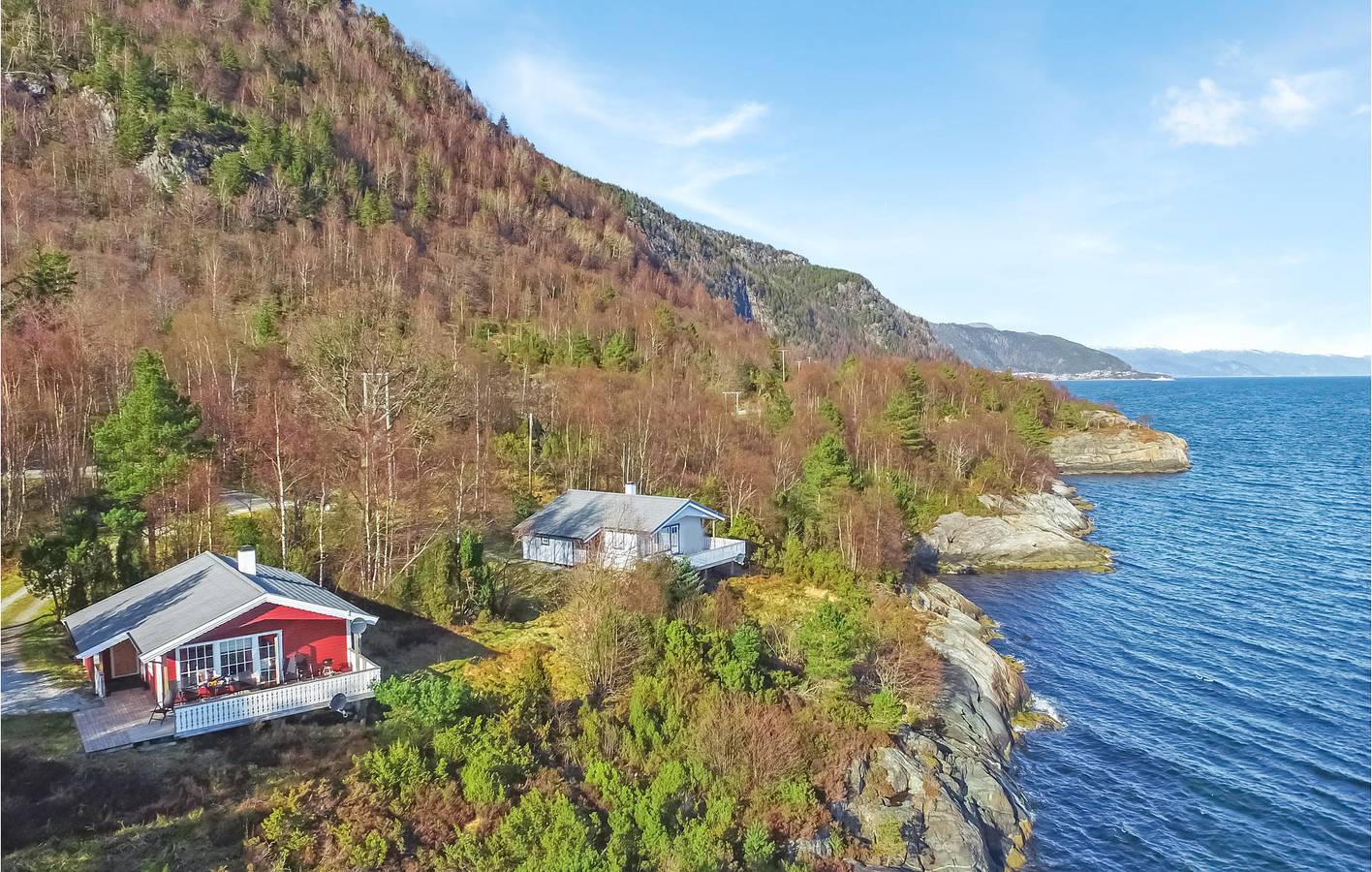 Ferienhaus für 6 Personen mit Terrasse in Sognefjord