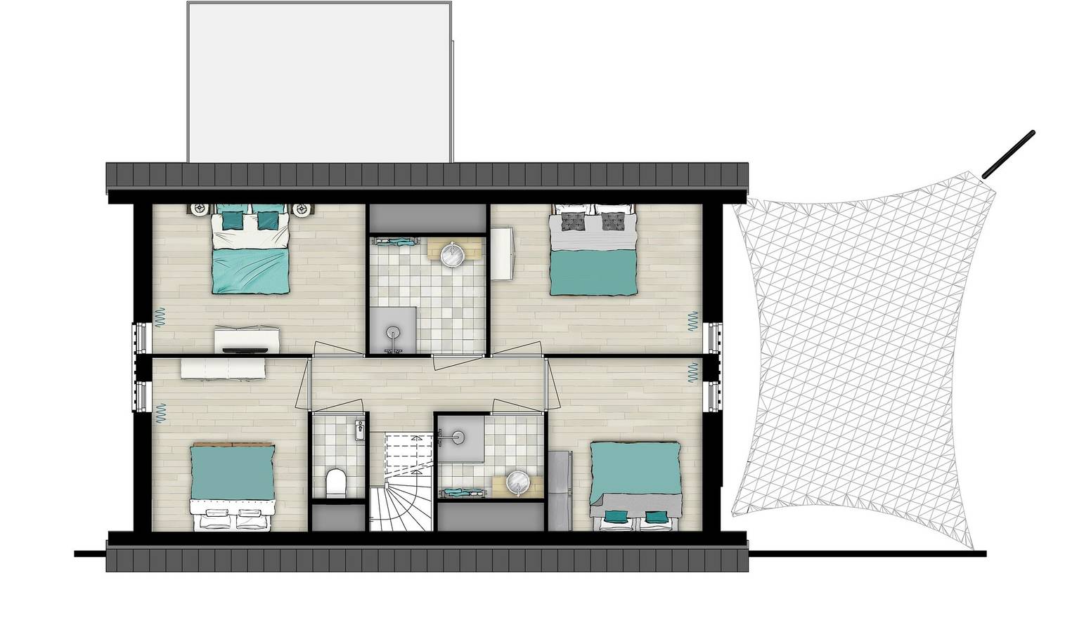 Ridderstee Ouddorp Duin — Ferienhaus 10 Personen Komfort in Ouddorp, Goeree-Overflakkee