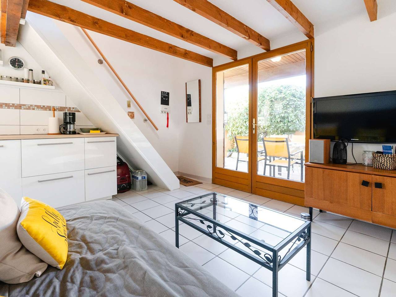 Studio mezzanine with pool, parking, Narbonne-Plage in Narbonne Plage, Narbonne