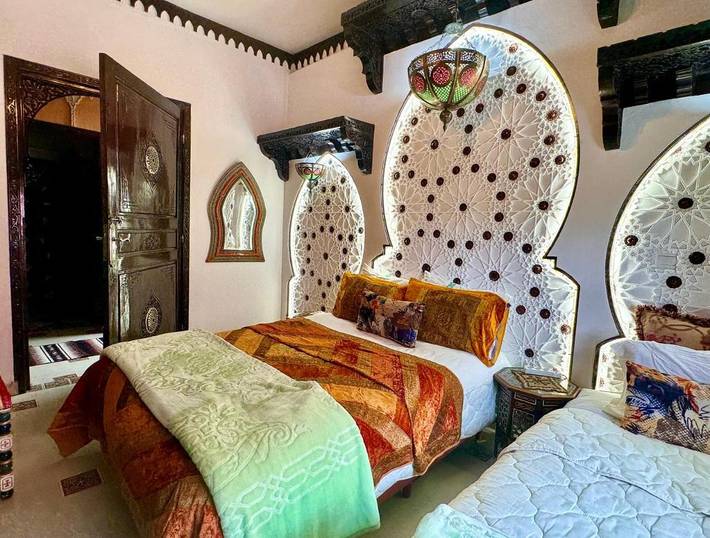 Maison d’hôte pour 3 personnes, avec terrasse à Meknès