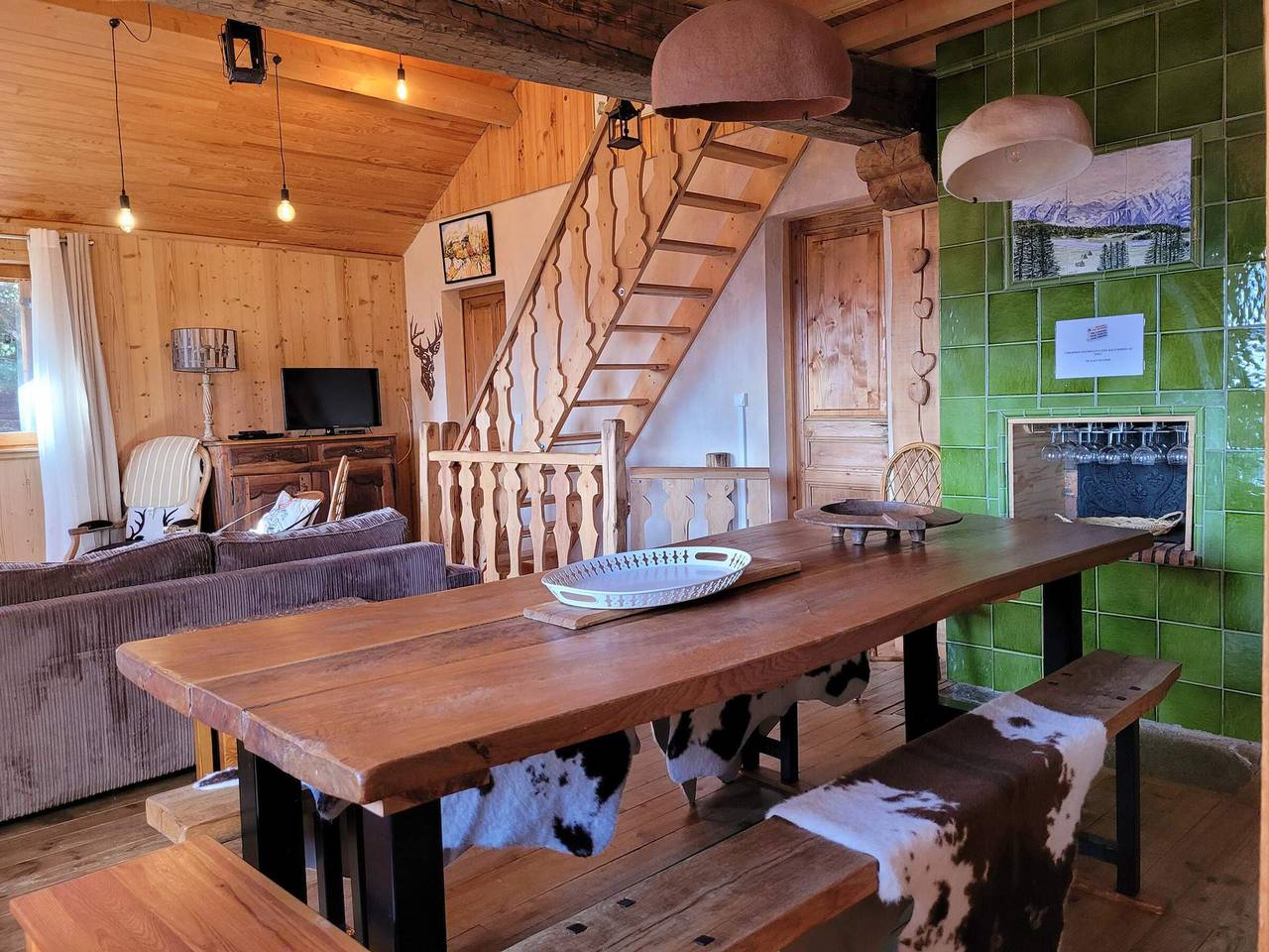 Chalet rustique à Pra-Loup pour 10 pers, grande terrasse & cuisine équipée in Pra-Loup (station de ski), Pra-Loup