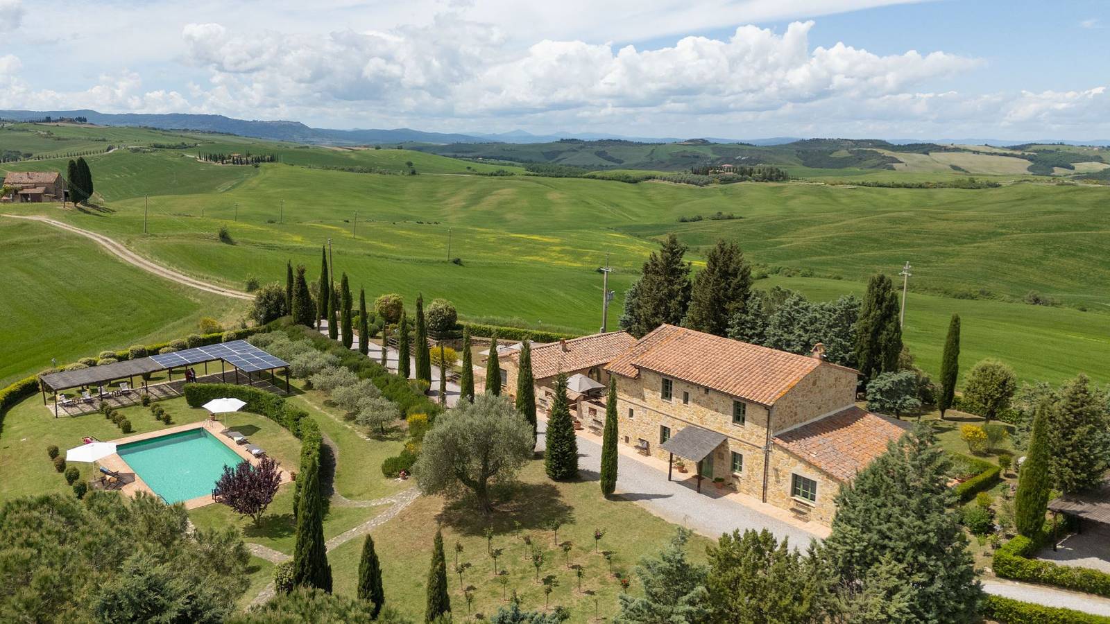 Villa für 11 Personen mit Seeblick in Pienza, Orciatal
