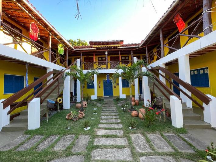 Pousadas para 4 pessoas, com jardim em Maraú