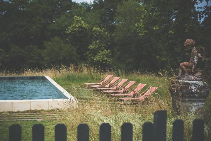 Gîte pour 2 personnes, avec jardin ainsi que vue et piscine à Gamarde-les-Bains