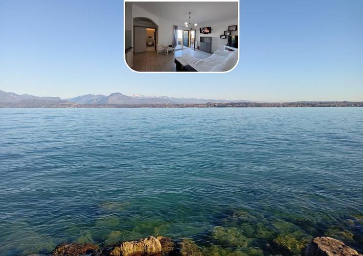 Vakantiewoning voor 4 personen, met tuin en uitzicht op het meer, met huisdier in Peschiera del Garda