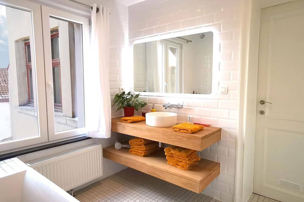 Ganze Wohnung, Privatwohnung entlang der Schelde + Privatparkplatz in Tournai, Hennegau