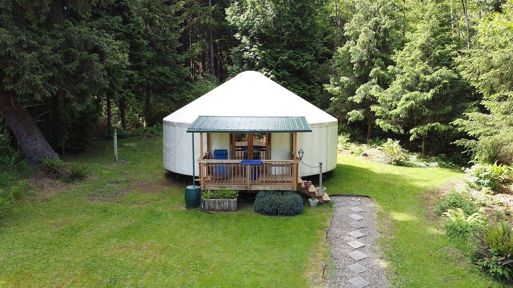 Rustikales, abgelegenes Retreat-Center im altbewachsenen Wald in Strandnähe in Copalis Beach, Grays Harbor County