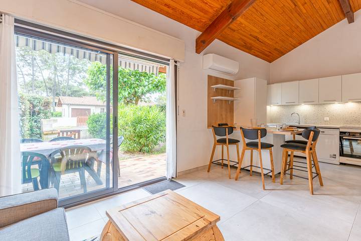 Holiday rental for 5 people, with garden and balcony, child-friendly in Biscarrosse