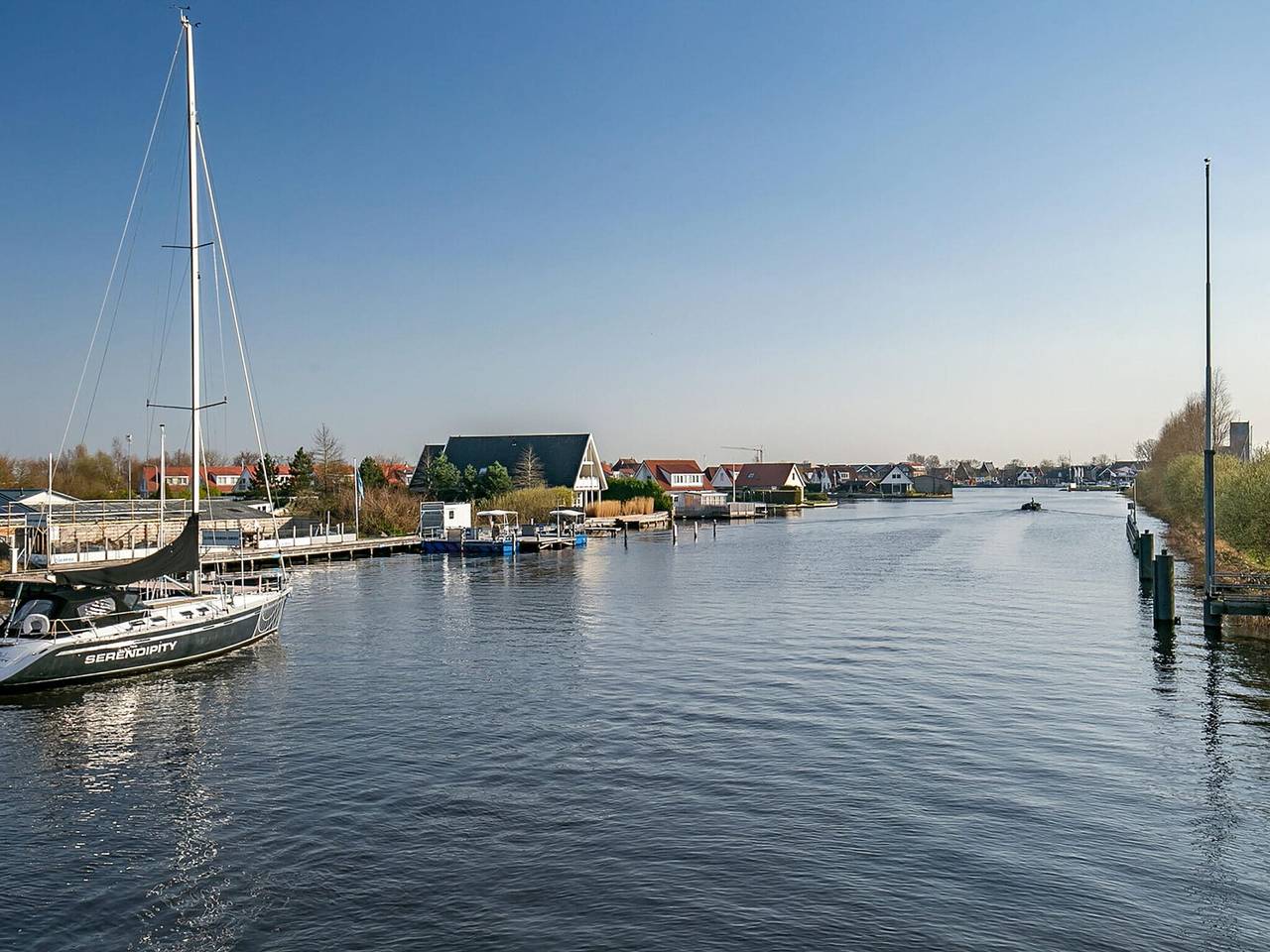 Vakantiehuis in Grou bij Fietsroute in Nationaal Park De Alde Feanen