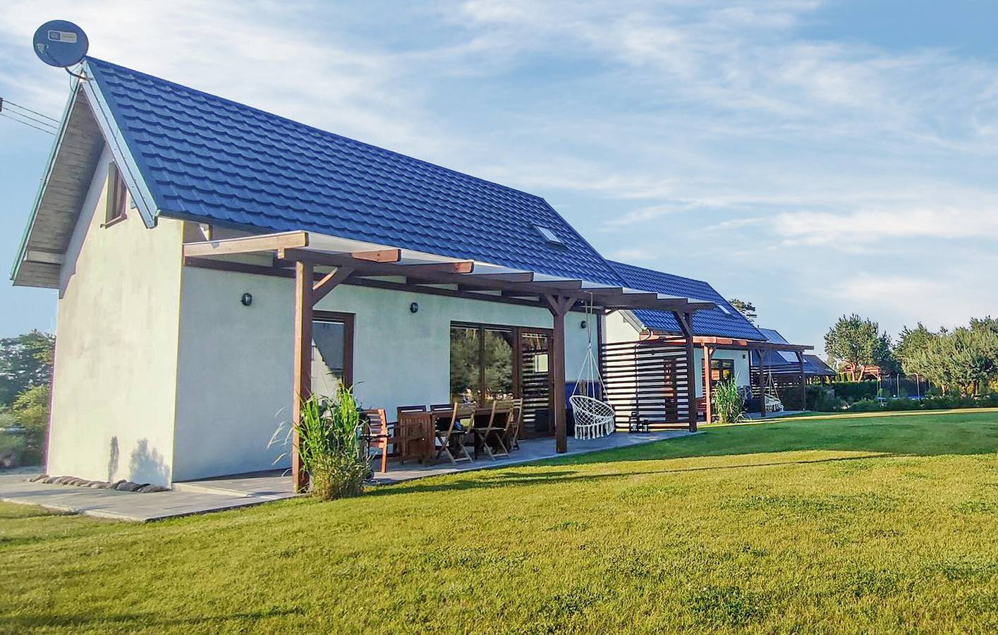 Ferienhaus für 6 Personen mit Ausblick in Krokowa