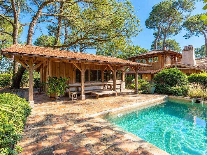 Villa with pool, pets allowed - 8 guests in Petit Piquey, Lège-Cap-Ferret