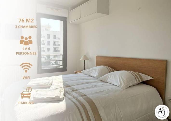 Appartement de vacances pour 6 personnes, avec balcon