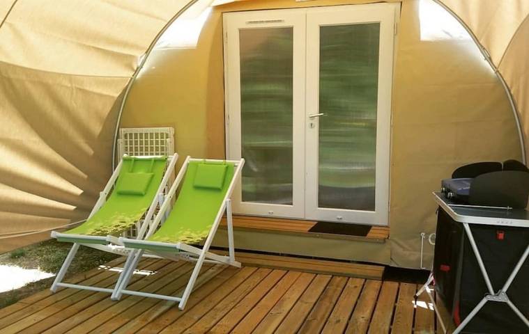 Tente pour 4 personnes, avec bassin pour enfant dans les Gorges du Tarn - 4