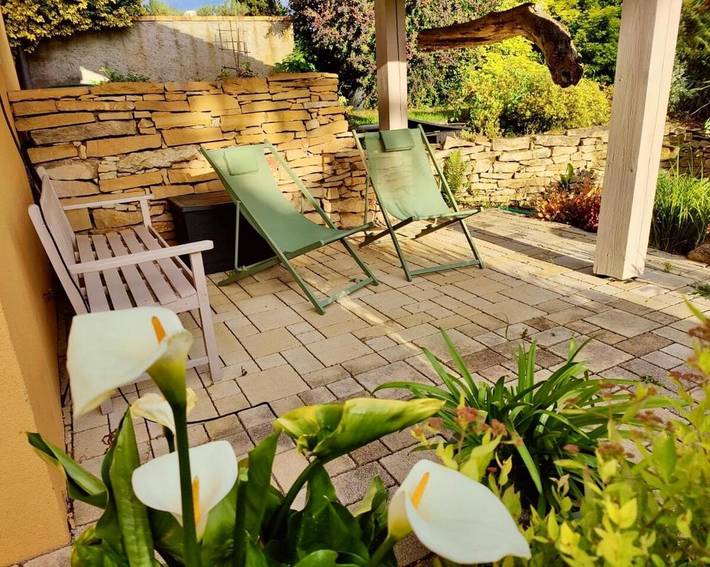 Gîte pour 6 personnes, avec Balcon ainsi que Terrasse et Jardin à Guémar