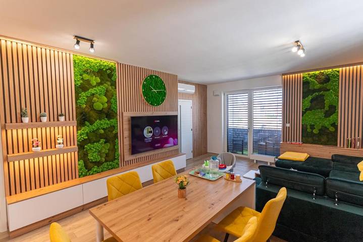 Apartament wakacyjny dla 5 osób, z Balkon i Taras oraz Widok w Brno