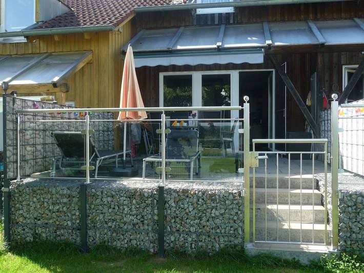 Ferienhaus für 4 Personen, mit Terrasse und Ausblick in Zandt