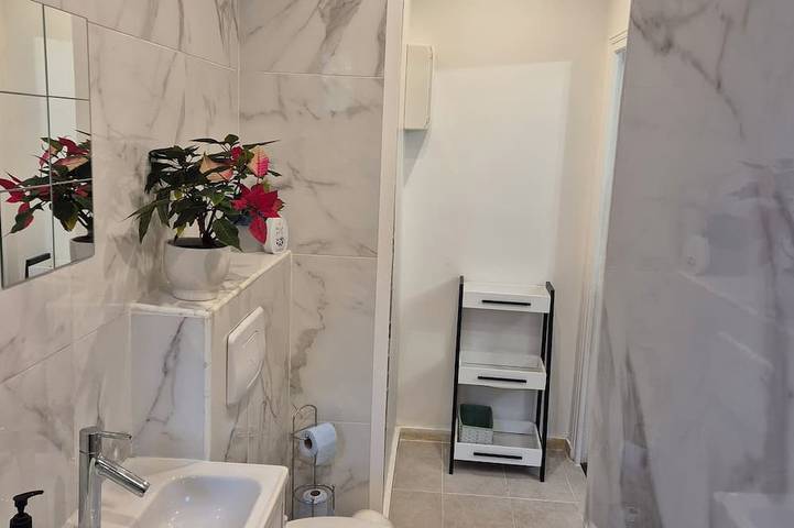 Appartement entier, F2 rénové au calme terrasse fleurie in Le Raincy, Seine-Saint-Denis