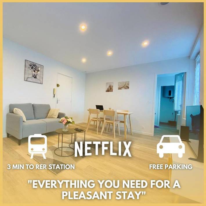 Location de vacances pour 2 personnes, avec Balcon et Vue à Palaiseau