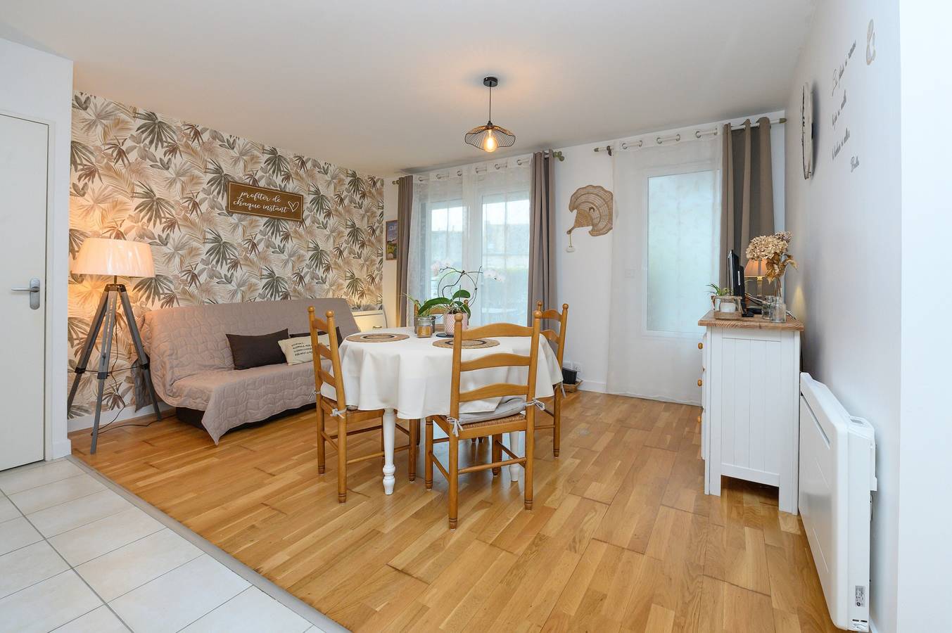 Apartamento entero, Apartamento «Laïta - Estancia en Quimperlé» con terraza privada, jardín y Wi-Fi in Quimperlé, Region de Quimper