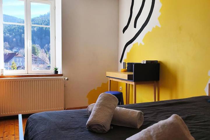 Ganze Wohnung, Studio Design Nature Déconnexion Chic, at the foot of the trails, 10 min from Gérardmer in Le Valtin, Regionaler Naturpark Belchen der Vogesen