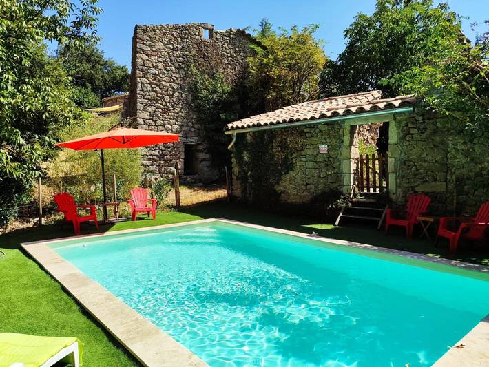 Gîte pour 4 personnes, avec jardin à Saint-Jean-du-Gard