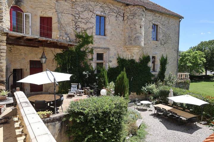 Location de vacances pour 18 personnes, avec jacuzzi et jardin, adapté aux familles à Saint-Chamarand - 4