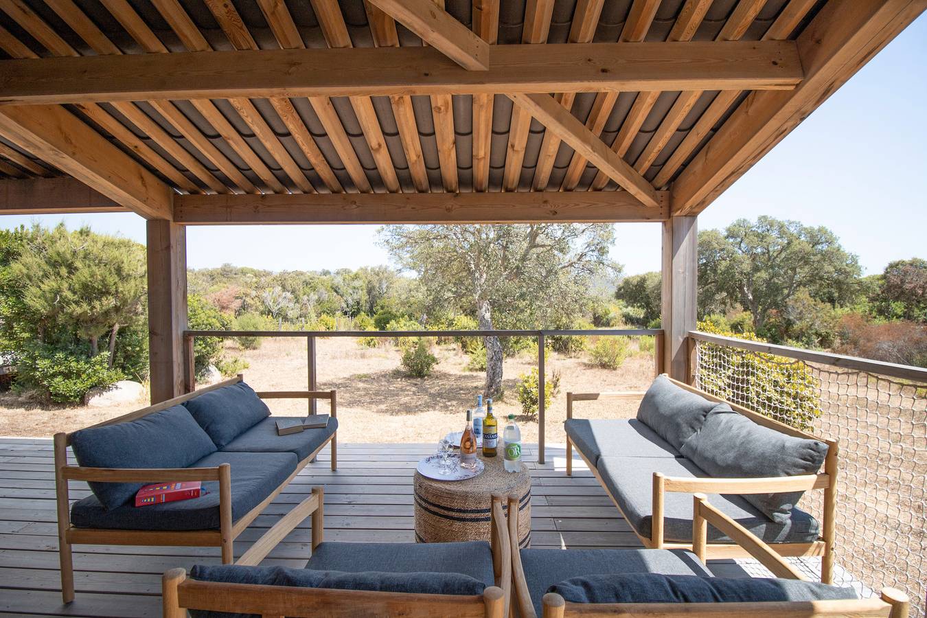 Villa "A Terra - À 200m De La Mer" con vistas al mar, 2 terrazas privadas y Wi-Fi in Pianotolli-Caldarello, Distrito de Sartène