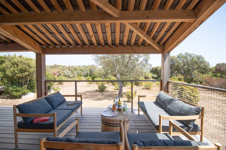 Maison de vacances pour 10 personnes, avec jardin en Corse