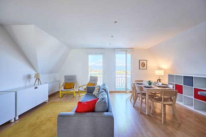 Appartement de vacances pour 4 personnes, avec Balcon à Courseulles-sur-Mer