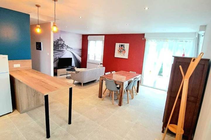 Maison de vacances pour 6 personnes, avec jardin à Beauvoir