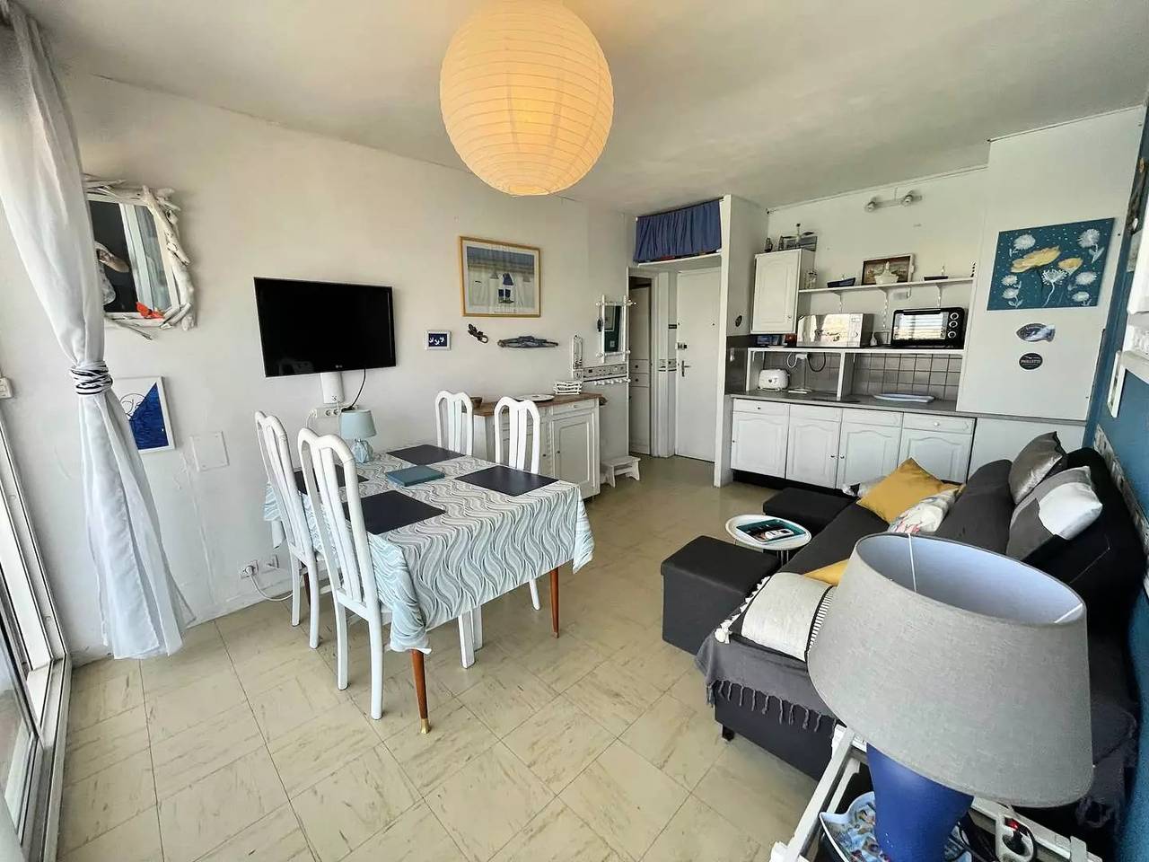 Appartement entier, Face Au Chenal: T2 Avec Balcon Et Parking 4 couchages in Port-la-Nouvelle, Côte méditerranéenne (France)