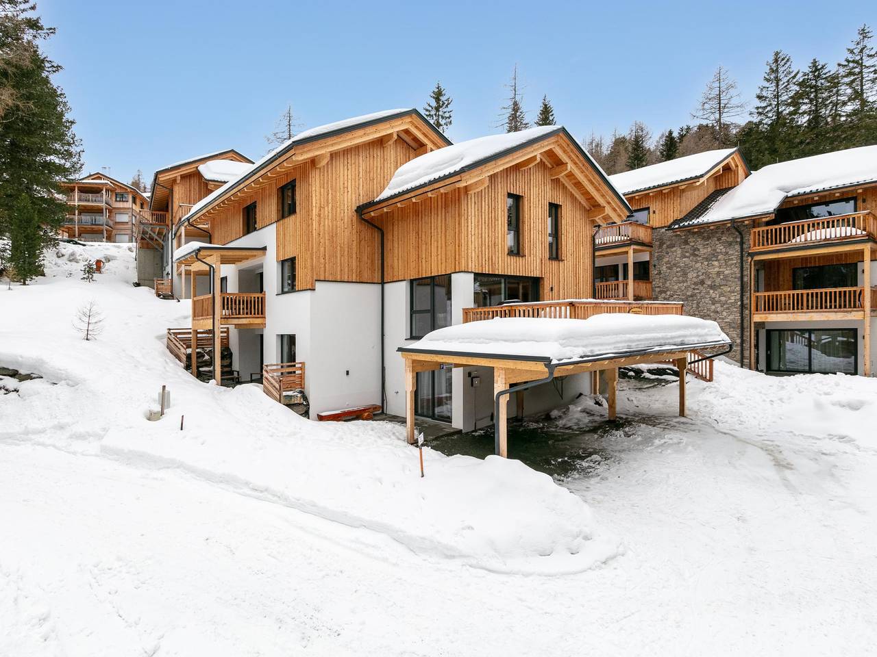 Luxuriöses Chalet mit Sauna, Nahe der Skipiste in Stadl-Predlitz, Turracher Höhe