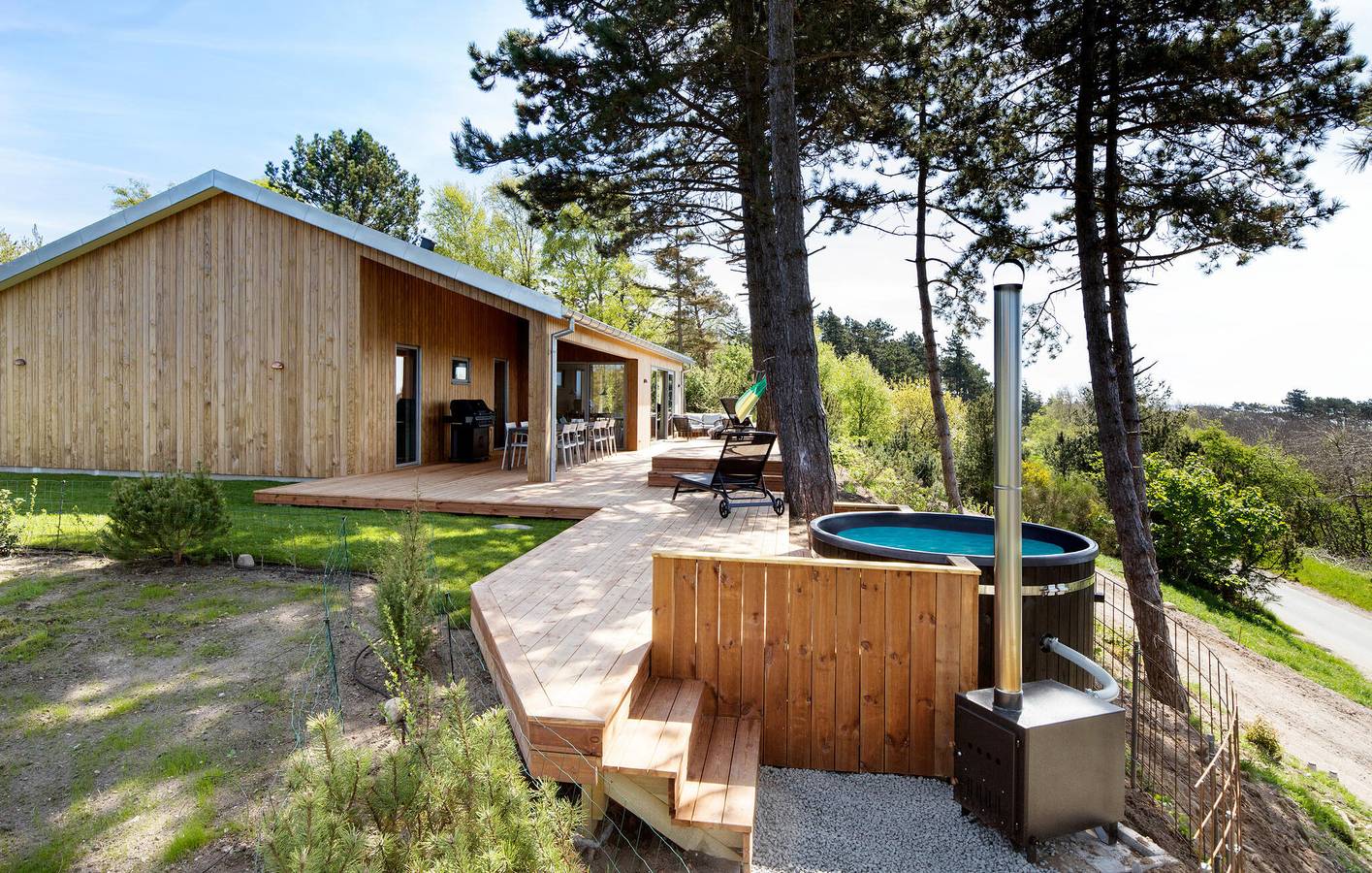 Ferienhaus für 10 Personen mit Sauna in Knebel, Süddjursland