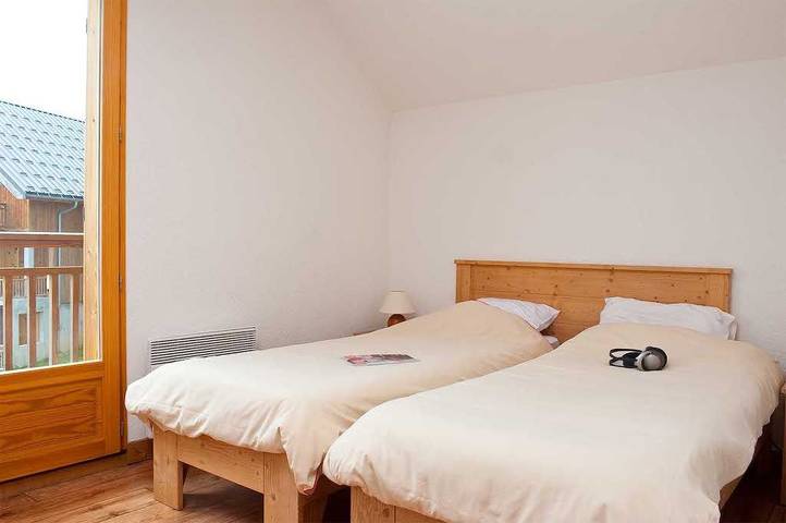 Appartement entier, Appartement de vacances pour 4 personnes avec balcon in La Féclaz, Les Déserts