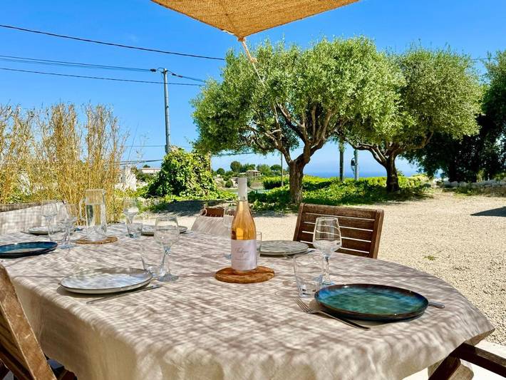 Ferienhaus mit Meerblick für 8 Personen, mit Pool und Garten sowie Ausblick in Nizza - 4