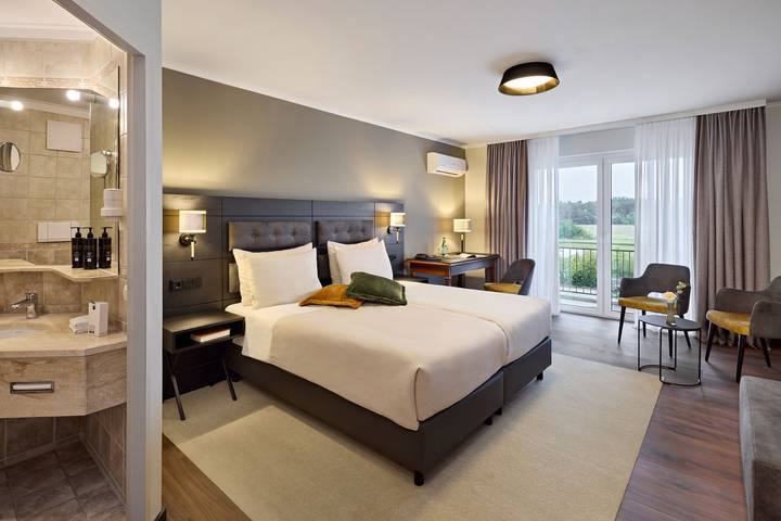 Hotel für 2 Personen, mit Terrasse und Sauna sowie Pool in Bad Gögging - 3