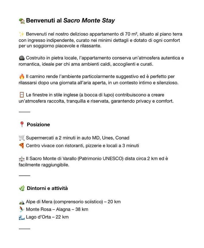 Gîte pour 3 personnes, avec balcon à Varallo - 4