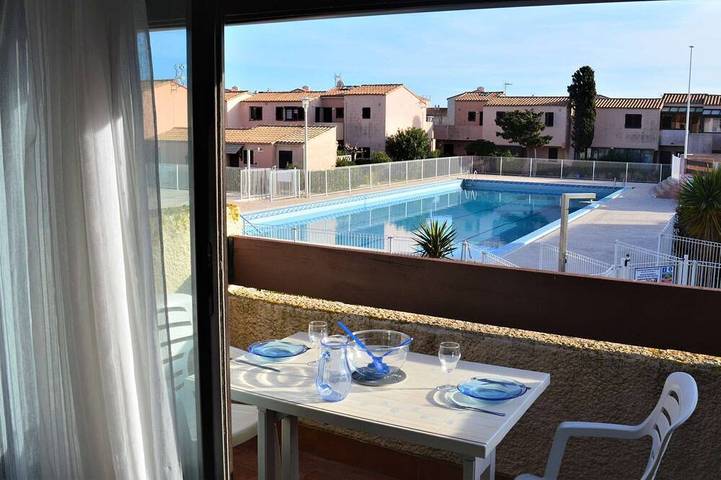Location de vacances pour 2 personnes, avec piscine dans Leucate naturiste