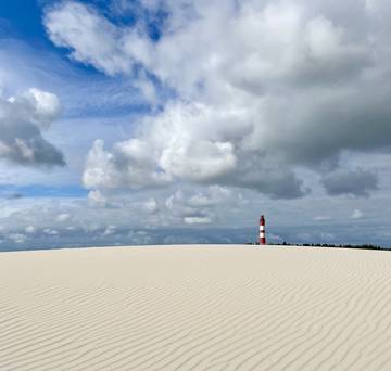 Ferienwohnung für 2 Personen, mit Balkon und Seeblick auf Amrum