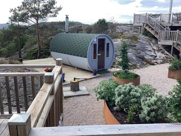 Lodge für 2 Personen, mit Sauna und Seeblick sowie Garten und Ausblick in Bohuslän - 4