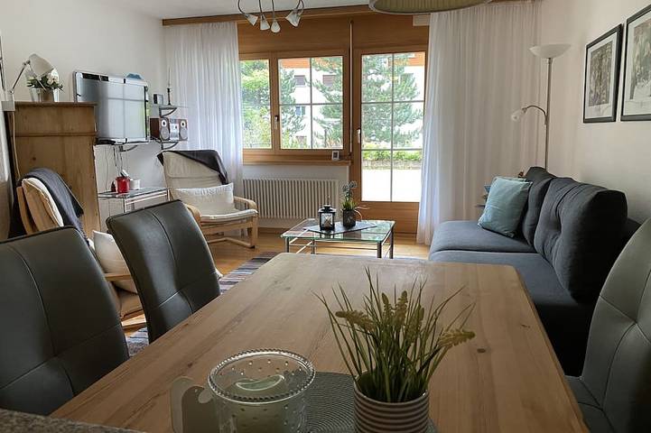 Ganze Wohnung, Gemütliches Apartment mit Terrasse in Leukerbad, Leukerbad & Umgebung