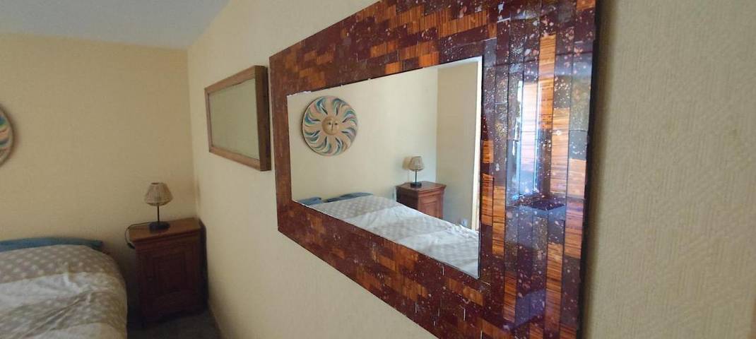 Chambre d’hôte pour 3 personnes, avec terrasse et vue