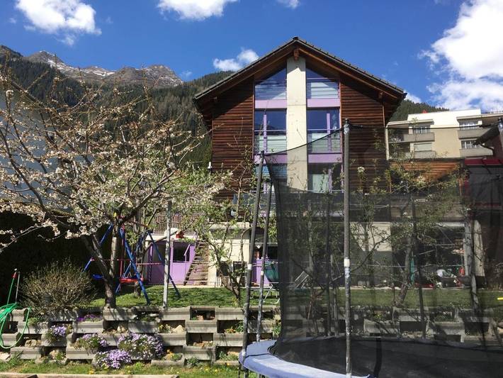 Ferienwohnung für 5 Personen, mit Terrasse und Garten sowie Ausblick in Airolo